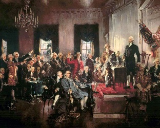 Signing of our Constitution